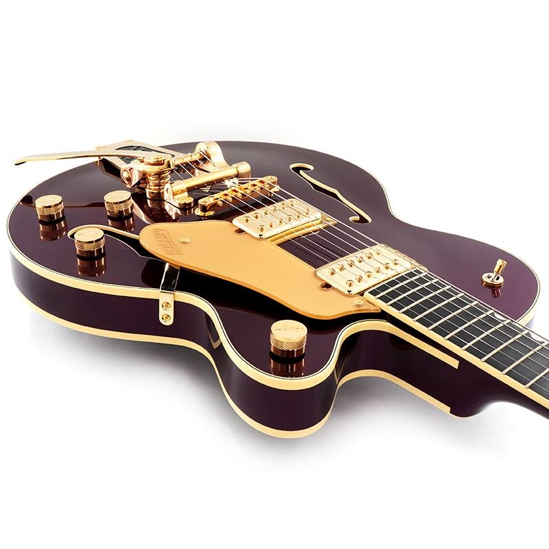 GRETSCH Professional Collection Broadkaster Jr. LX Center Block with String-Thru Bigsby （Blackberry／Ebony） 画像8