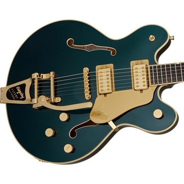 GRETSCH Professional Collection Broadkaster LX Center Block with String-Thru Bigsby （Cadillac Green ／Ebony） 画像2