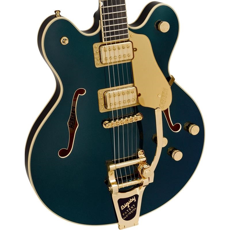GRETSCH Professional Collection Broadkaster LX Center Block with String-Thru Bigsby （Cadillac Green ／Ebony） 画像3