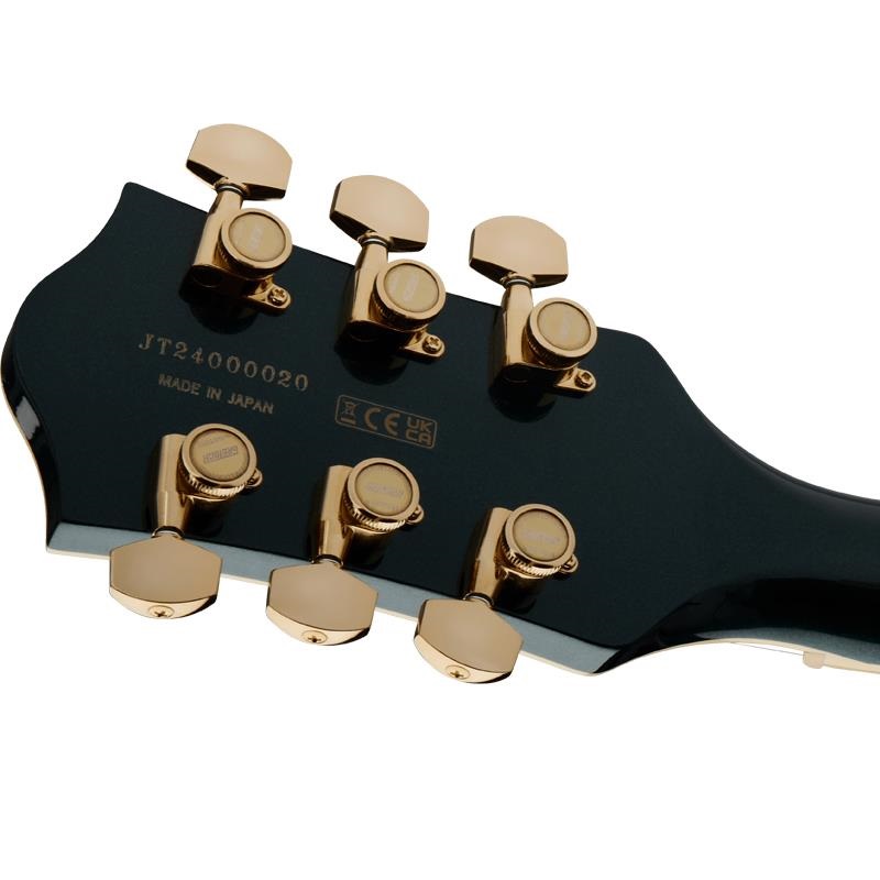 GRETSCH Professional Collection Broadkaster LX Center Block with String-Thru Bigsby （Cadillac Green ／Ebony） 画像5
