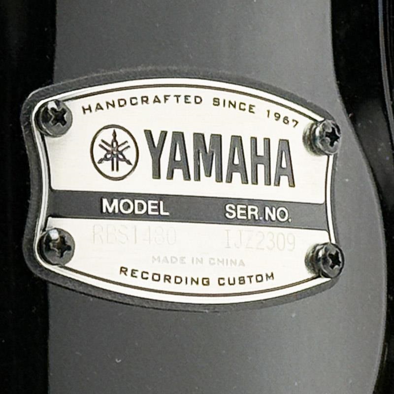 YAMAHA 【創業50周年大決算SALE】RBS1480 SOB [Recording Custom Birch 14×8 / ソリッドブラック] 【店頭展示特価品】 画像2