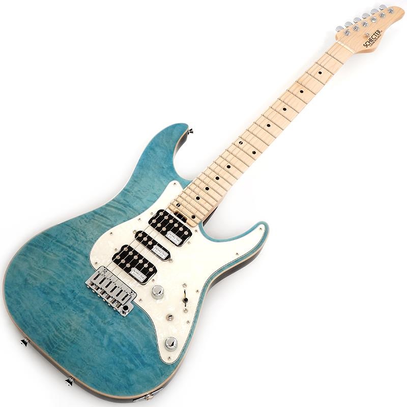SCHECTER SD-2-24-AL-VTR (Aqua Blue/Maple) 画像1
