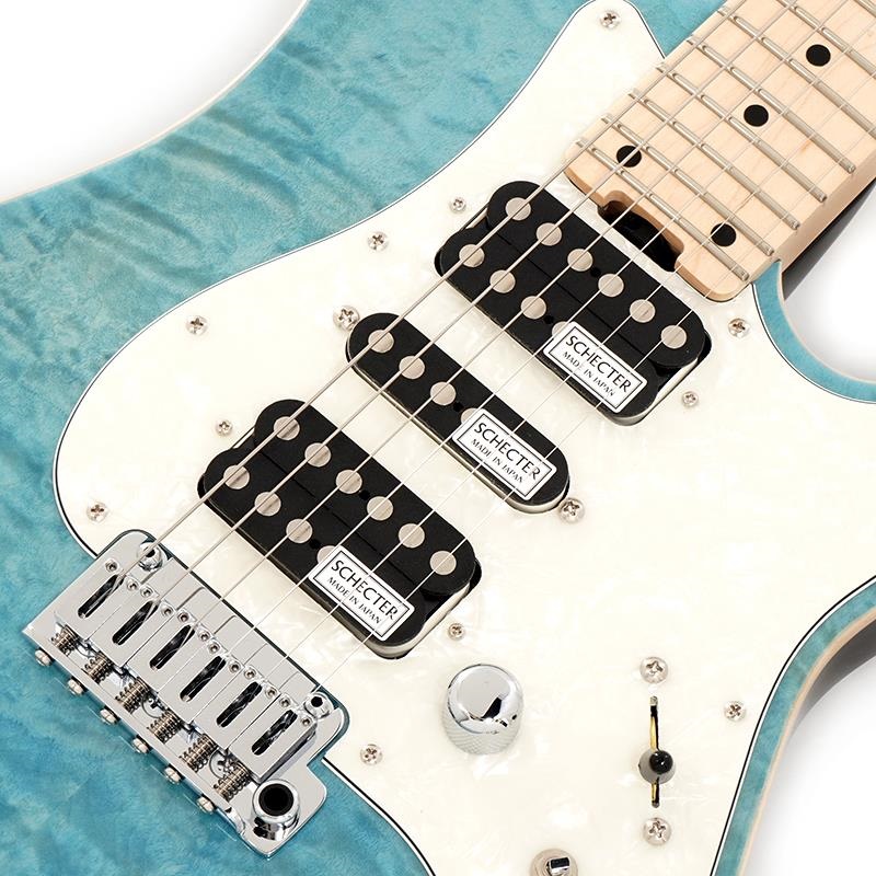 SCHECTER SD-2-24-AL-VTR (Aqua Blue/Maple) 画像3