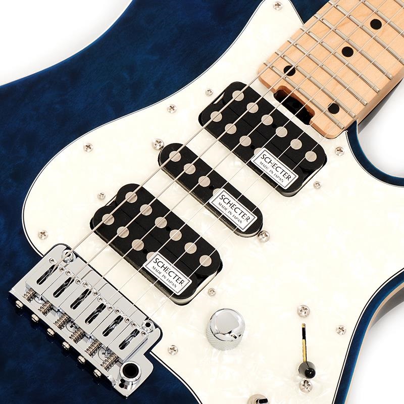 SCHECTER SD-2-24-AL-VTR (See-Thru Blue/Maple) 画像3
