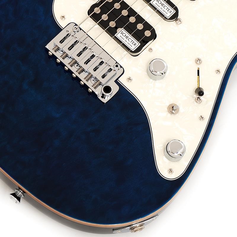 SCHECTER SD-2-24-AL-VTR (See-Thru Blue/Maple) 画像4