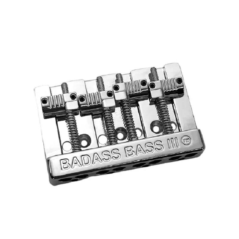 ALLPARTS Leo Quan Badass III 4-String Bass Bridge (Chrome) [BB-3343-010] 画像1