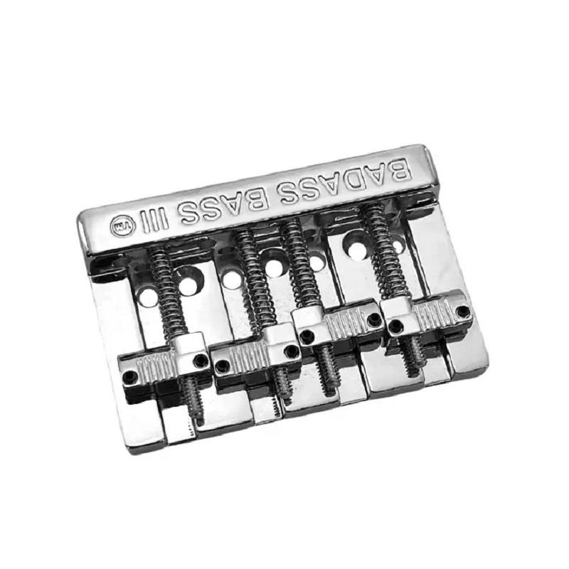 ALLPARTS Leo Quan Badass III 4-String Bass Bridge (Chrome) [BB-3343-010] 画像2