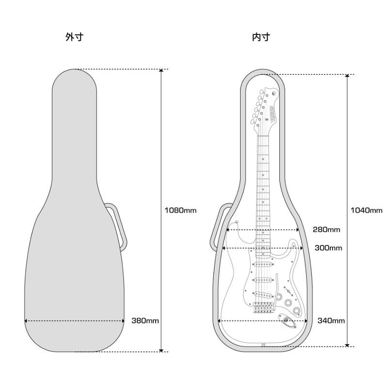 Freedom Custom Guitar Research SP-LG-01 Freedom Light Gig Bag エレキギター用ギグバッグ 画像5