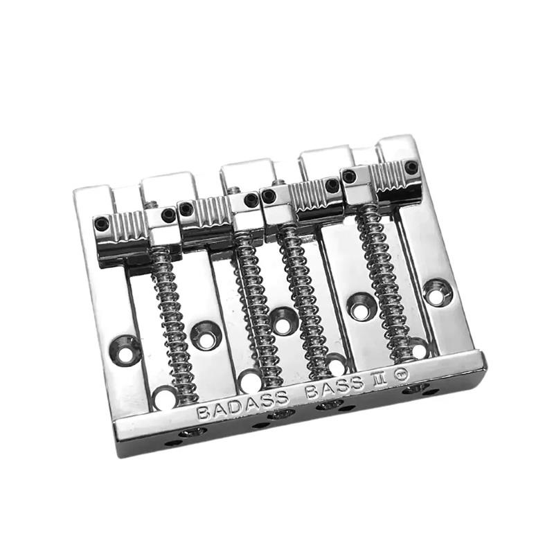 ALLPARTS Leo Quan Badass II 4-String Bass Bridge (Chrome) [BB-3342-010] 画像1
