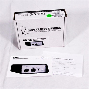 RUPERT NEVE DESIGNS USED 中古 RNDI(ルパート　二ーブ　デザイン)(DI)(ファンタム電源供給可) 画像5