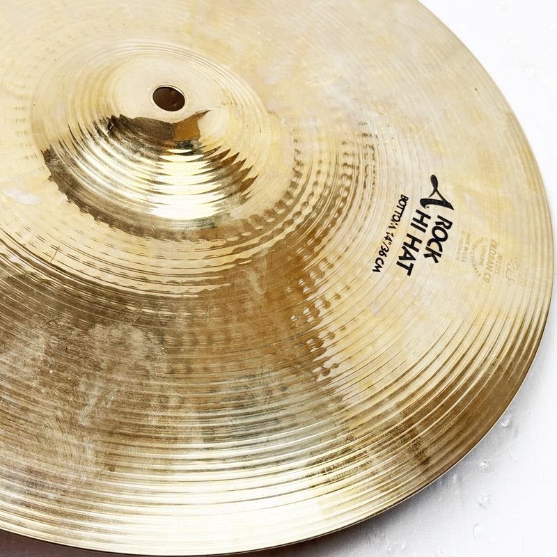 Zildjian USED 中古 A Zildjian Rock HiHats 14 Brilliant Finish [Top 1296g/Bottom 1362g] 画像9