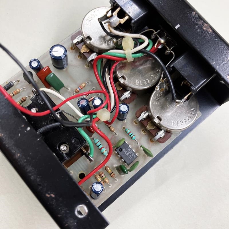 Pro-co VINTAGE Proco Rat1 Black face 1986 Motorola LM308N 画像4