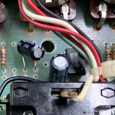 Pro-co VINTAGE Proco Rat1 Black face 1987 Motorola LM308N 画像4