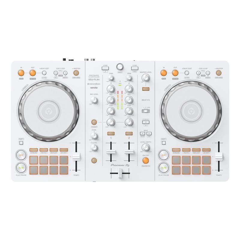 Pioneer DJ DDJ-FLX4-W + ATH-S100WH ヘッドホン SET【台数限定モデル】【Power DJ'sオリジナル DDJ-FLX4初心者DJスタートガイド付属】【無償ダウンロード版rekordbox対応】 画像1