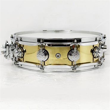 dw 【創業50周年大決算SALE】DRVN0414SPC [Collector's Series Polished Brass Snare Drum 14×4] 【店頭展示特価品】 画像1
