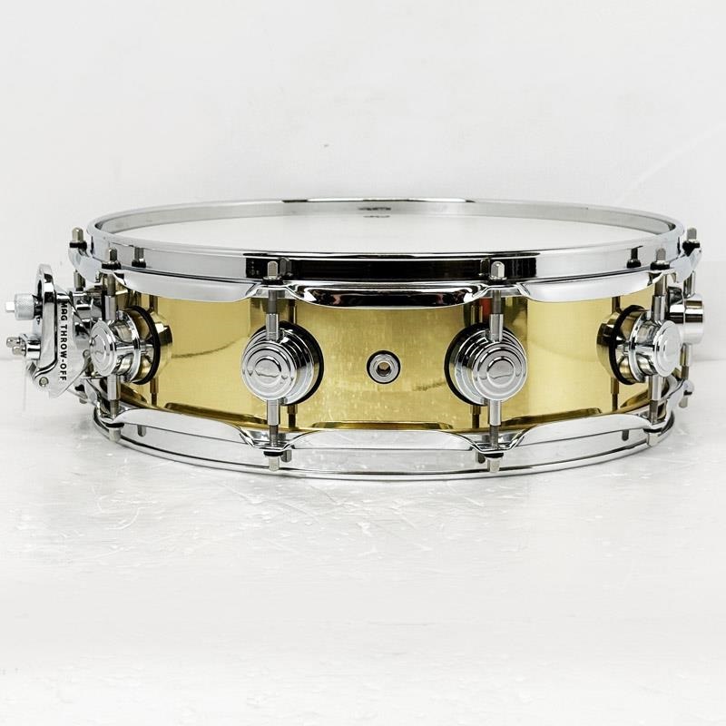 dw 【創業50周年大決算SALE】DRVN0414SPC [Collector's Series Polished Brass Snare Drum 14×4] 【店頭展示特価品】 画像1