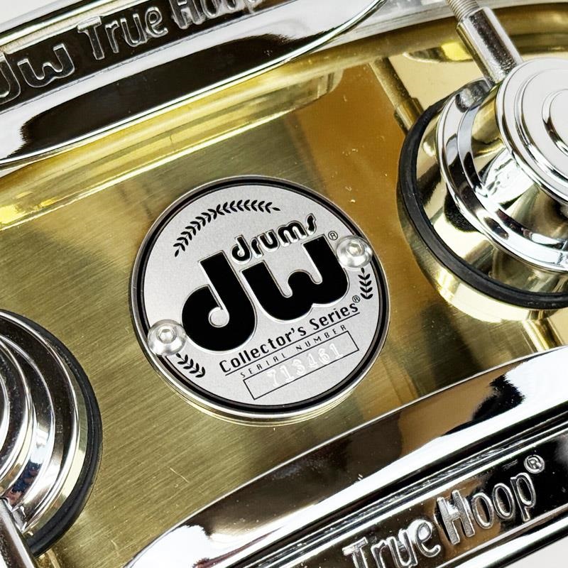 dw 【創業50周年大決算SALE】DRVN0414SPC [Collector's Series Polished Brass Snare Drum 14×4] 【店頭展示特価品】 画像2