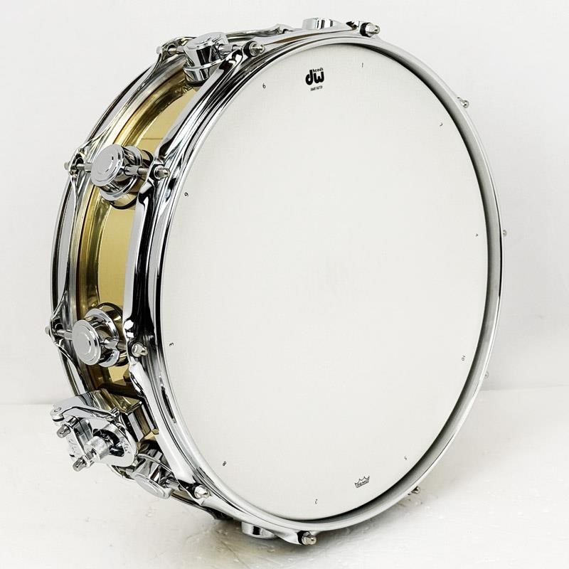 dw 【創業50周年大決算SALE】DRVN0414SPC [Collector's Series Polished Brass Snare Drum 14×4] 【店頭展示特価品】 画像3
