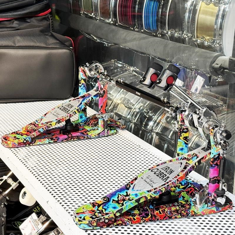TAMA 【創業50周年大決算SALE】【TAMA 50th LIMITED】 HP900RWMPR [IRON COBRA Marble Edition Rolling Glide Twin Pedal／Psychedelic Rainbow] 【限定品】【店頭展示特価品】 【店頭展示特価品】 画像2