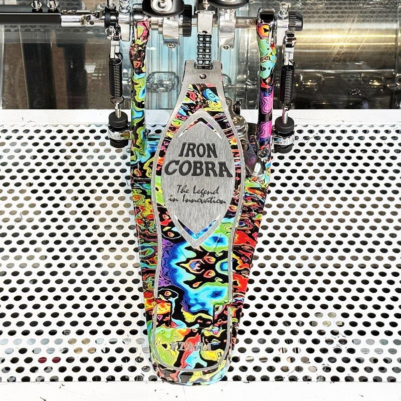 TAMA 【創業50周年大決算SALE】【TAMA 50th LIMITED】 HP900RWMPR [IRON COBRA Marble Edition Rolling Glide Twin Pedal／Psychedelic Rainbow] 【限定品】【店頭展示特価品】 【店頭展示特価品】 画像3