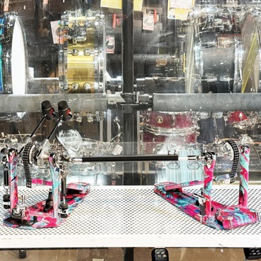 TAMA 【創業50周年大決算SALE】【TAMA 50th LIMITED】 HP900RWMCS [IRON COBRA Marble Edition Rolling Glide Twin Pedal／Coral Swirl] 【限定品】【店頭展示特価品】 【店頭展示特価品】 画像1