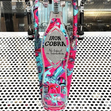 TAMA 【創業50周年大決算SALE】【TAMA 50th LIMITED】 HP900RWMCS [IRON COBRA Marble Edition Rolling Glide Twin Pedal／Coral Swirl] 【限定品】【店頭展示特価品】 【店頭展示特価品】 画像3