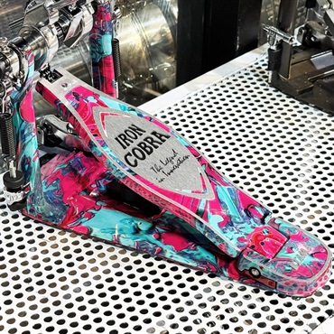 TAMA 【創業50周年大決算SALE】【TAMA 50th LIMITED】 HP900RWMCS [IRON COBRA Marble Edition Rolling Glide Twin Pedal／Coral Swirl] 【限定品】【店頭展示特価品】 【店頭展示特価品】 画像4