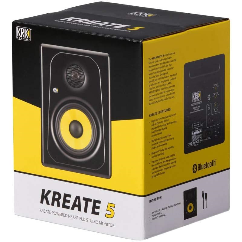 KRK KREATE 5 STUDIO MONITOR (1本) (ケーアールケー)(スタジオモニター)(スピーカー) 画像2
