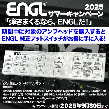 ENGL 【今だけ！バンドルセットがお得な限定プライス！サマーキャンペーン実施中！】Savage 120 Mark ll [E610/2] & Z-9 フットスイッチ セット（サベージ エングル） 画像9