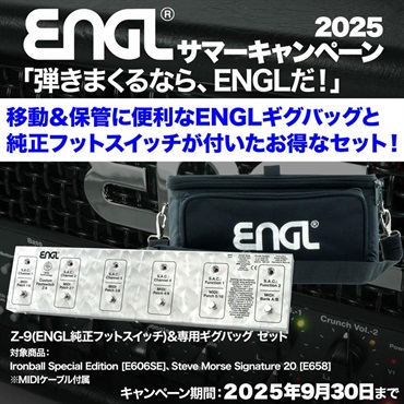ENGL 【今だけ！バンドルセットがお得な限定プライス！サマーキャンペーン実施中！】Ironball Special Edition [E606SE] & Z-9 フットスイッチ & 専用ギグバッグ セット 画像8