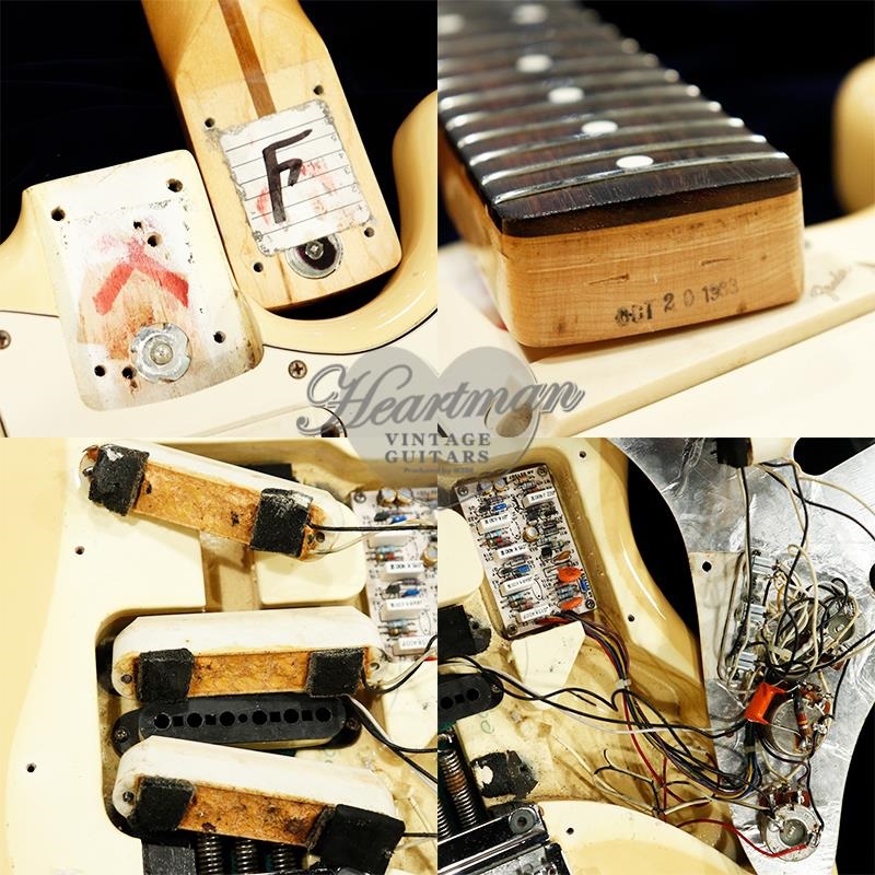 Fender USA VINTAGE Elite Stratocaster '84 White/R 画像6