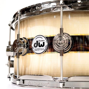 dw 【イケベ楽器店創業50周年企画モデル】DR366514SSN-DC3 [Collector's Pure Maple ''333'' Shell 14×6.5 / Quick Candy Black Burst over Italian Sycamore Exotic Veneer - Ziricote Inlay w/ Gold Leaf Pinstripes] 画像1