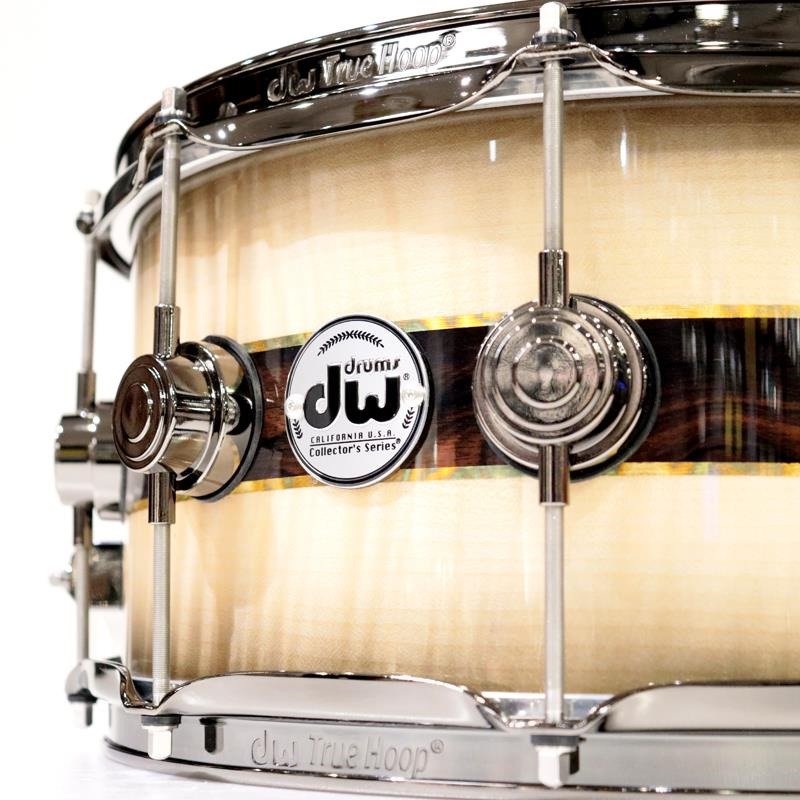 dw 【イケベ楽器店創業50周年企画モデル】DR366514SSN-DC3 [Collector's Pure Maple ''333'' Shell 14×6.5 / Quick Candy Black Burst over Italian Sycamore Exotic Veneer - Ziricote Inlay w/ Gold Leaf Pinstripes] 画像1