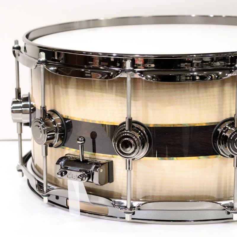 dw 【イケベ楽器店創業50周年企画モデル】DR366514SSN-DC3 [Collector's Pure Maple ''333'' Shell 14×6.5 / Quick Candy Black Burst over Italian Sycamore Exotic Veneer - Ziricote Inlay w/ Gold Leaf Pinstripes] 画像4