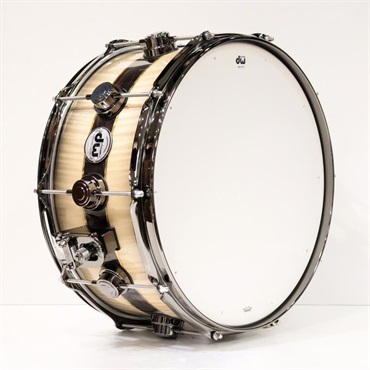 dw 【イケベ楽器店創業50周年企画モデル】DR366514SSN-DC3 [Collector's Pure Maple ''333'' Shell 14×6.5 / Quick Candy Black Burst over Italian Sycamore Exotic Veneer - Ziricote Inlay w/ Gold Leaf Pinstripes] 画像5