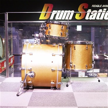 YAMAHA Absolute Hybrid Maple 4pc Drum Set [AMB2216-GCS + AMP6F3-GCS／カラー：ゴールドシャンパンスパークル(GCS)] 画像2