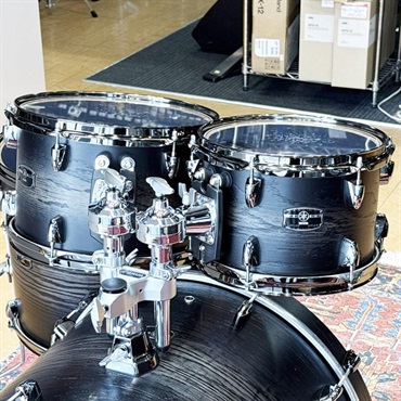 YAMAHA LIVE CUSTOM HYBRID OAK 4pc Drum Set [LHB2218 + LHP6F3 (BD22，FT16，TT12＆10) / UZUチャコールサンバースト (UCS) 画像5