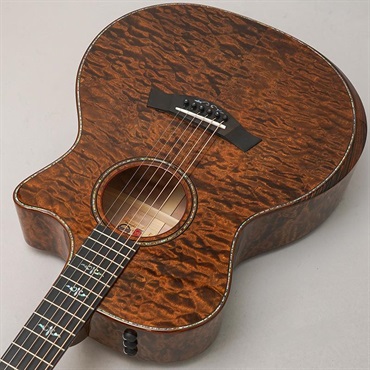 TAYLOR Custom GAce Hand Select All Quilt Maple (Transparent Dark Brown) 【イケベ楽器店創業50周年記念限定モデル】 テイラー 画像4