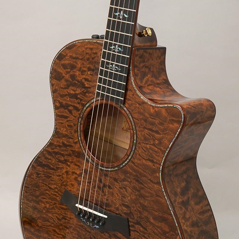 TAYLOR Custom GAce Hand Select All Quilt Maple (Transparent Dark Brown) 【イケベ楽器店創業50周年記念限定モデル】 テイラー 画像6