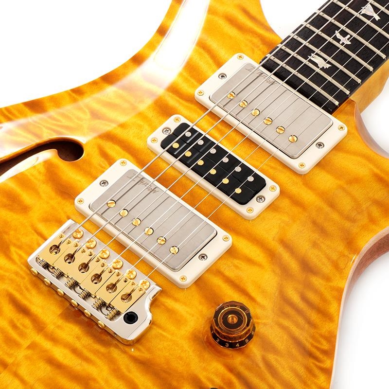 P.R.S. Ikebe 50th Anniversary Wood Library Special Semi-Hollow (Honey Gold) SN.0401654 画像3