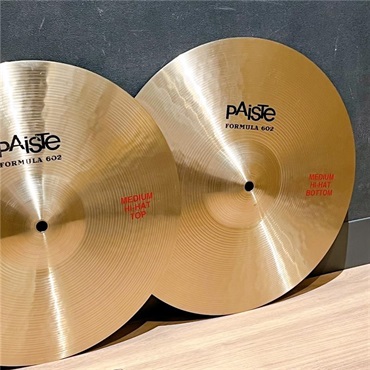 PAiSTe USED 中古品 Formula 602 Classic Sounds Medium HiHat 14 pr [835g / 1020g] 画像1