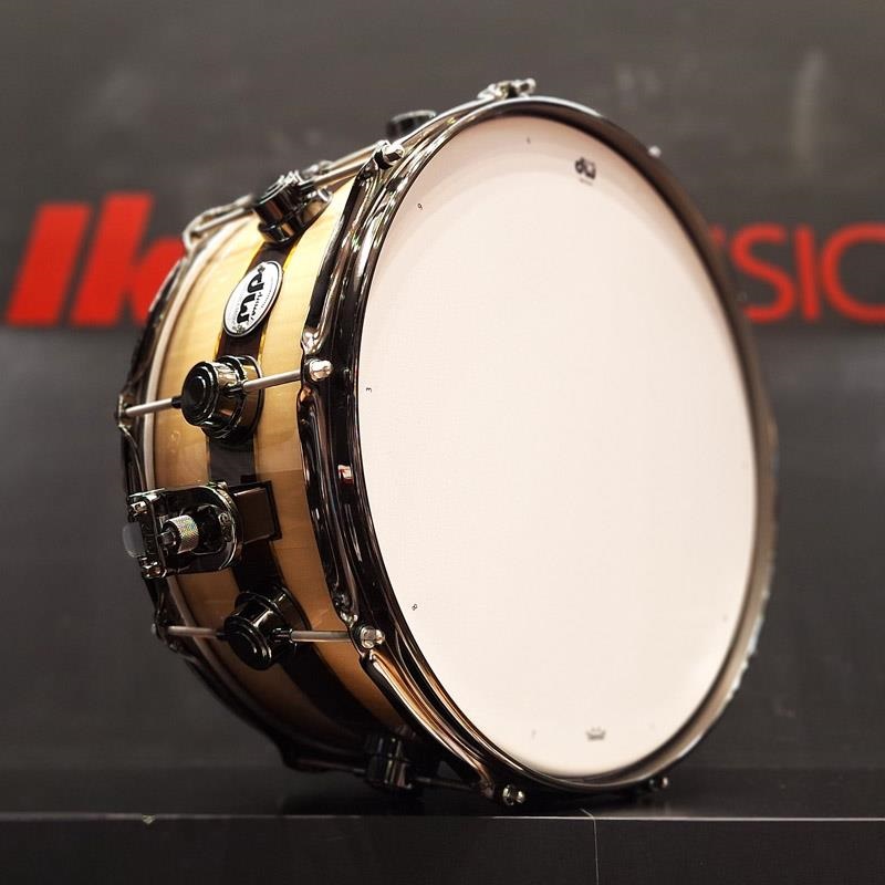 dw 【イケベ楽器店創業50周年企画モデル】DR366514SSN-DC3 [Collector's Pure Maple ''333'' Shell 14×6.5 / Quick Candy Black Burst over Italian Sycamore Exotic Veneer - Ziricote Inlay w/ Gold Leaf Pinstripes] 画像3