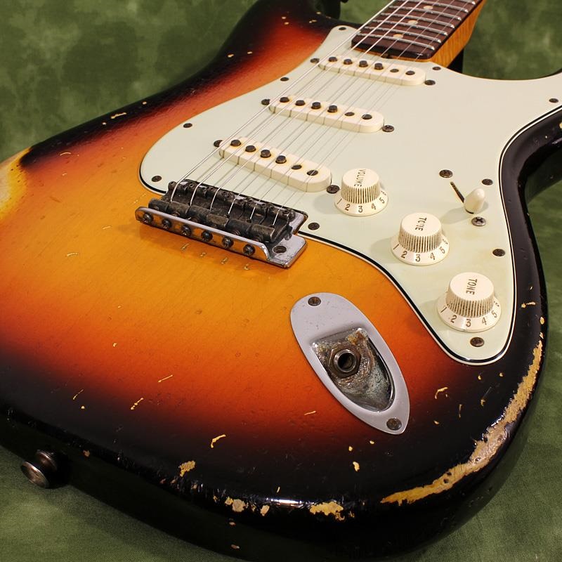 Fender Custom Shop USED 中古 MBS 1959 Stratocaster Heavy Relic 3-Color Sunburst Master Built by John Cruz SN. JC1957 画像3