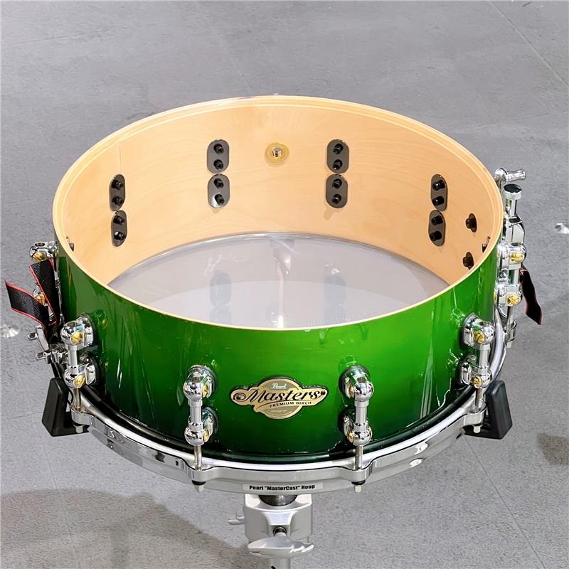 Pearl USED 中古品 BRP1455S/C [Masters Premium Birch 14''×5.5'' Snare Drum - Emerald Fade] 画像3