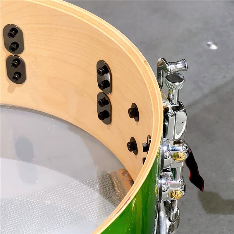 Pearl USED 中古品 BRP1455S/C [Masters Premium Birch 14''×5.5'' Snare Drum - Emerald Fade] 画像4