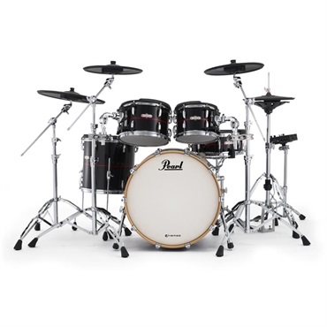 Pearl EMPP925S/C-AOK #758 [e/MERGE PRO Add-on Kit - Piano Black w/Red Stripe] 画像1
