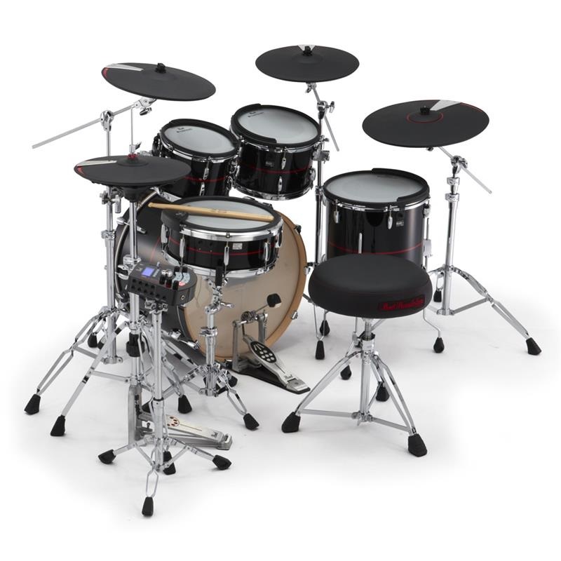 Pearl EMPP925S/C-AOK #758 [e/MERGE PRO Add-on Kit - Piano Black w/Red Stripe] 画像3