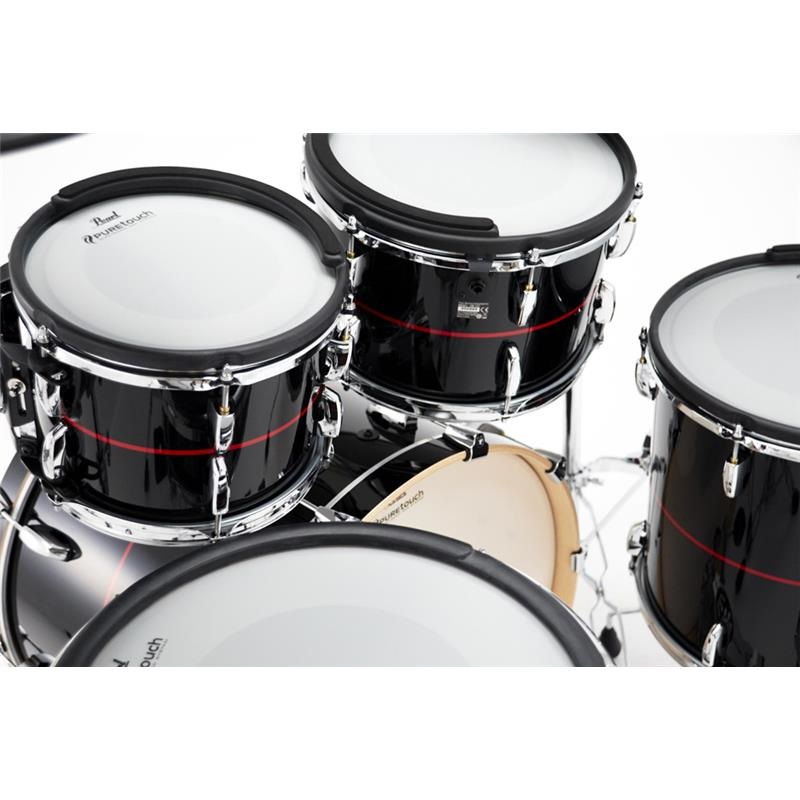 Pearl EMPP925S/C-AOK #758 [e/MERGE PRO Add-on Kit - Piano Black w/Red Stripe] 画像6
