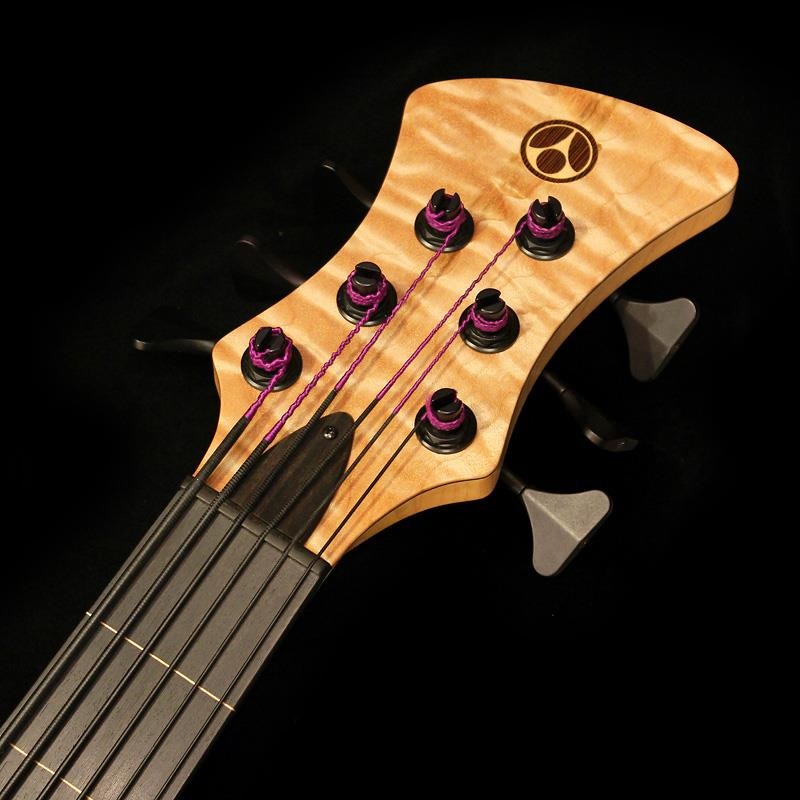 Adamovic USED 中古 Jupiter Hollow 6st Fretless (Quilted Maple Top) 画像7