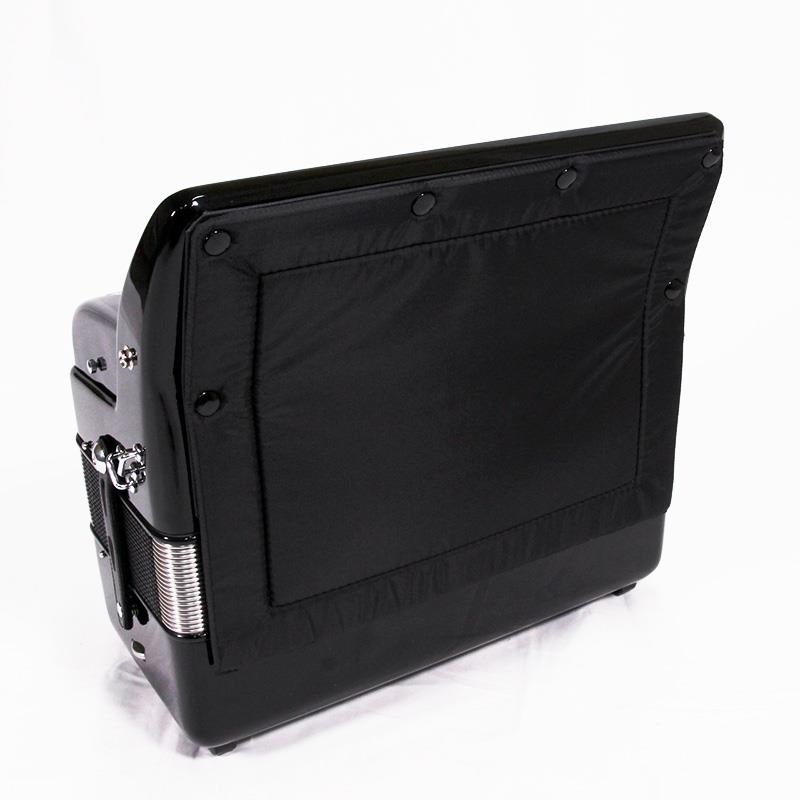 BUGARI (ボタンアコキャンペーン対象・対面レッスン3ヶ月分付) 351CH BK H.M.M.L BUGARI 中型 クロマチックアコーディオン 画像5